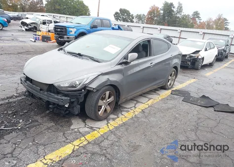 2013 Hyundai Elantra Gls z USA, uszkodzony, nr VIN 5NPDH4AE1DH372287